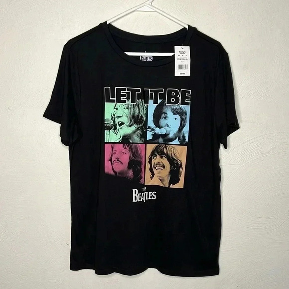 The Beatles Let it Be Graphic Tee Shirt Size M NEW - Picture 1 of 4